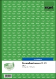 Sigel Kassenabrechnung A4hoch Kg425
