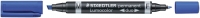 Folienstift Duo perm. blau