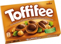 Toffifee, 15er Pack, 125 g Haselnuss in Caramel mit Nougatcreme,