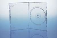 DVD-Leerhülle Single, transparent, PP, 136 x 191 x 15 mm,