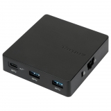 Dockingstation USB-C Travel Dock mit Power Pass-Through, schwarz,