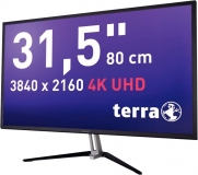 LED Monitor 3290W schwarz/silber, 31,5