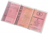 KFZ-Schein-Schutzhülle, 3-teilig, transp