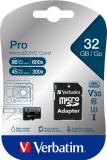 VERBATIM PRO U3 MICRO SDHC KARTE 32GB