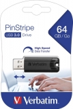 Speicherstick, USB 3.0, 64 GB, PinStripe