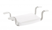 Badewannensitz weiø, bis 150 kg Alu-Halterung, Maøe 78 x 34 x 18 cm,