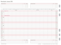 Chronoplan Monatsplan A5 2018