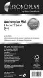 Chronoplan Wochenplan Midi 2018 vertikal