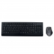 Funk-Tastatur Maus Set, schwarz 5-Tasten Maus, 107 ultraflache Tasten,