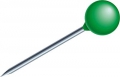 Rundkopfnadeln Ø4mm grün 100St.