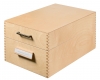 Karteikasten A5 quer Holz