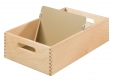 Karteitrog A5 quer Holz