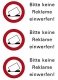 HERMA Etikett keine Reklame 5738 VE3