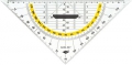 Geo-Dreieck Hypotenuse 250mm m.Griff