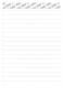 Notizblock ohne Deckblatt, A6, 50 Blatt, liniert, 60g/qm,