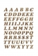HERMA Buchstaben-Etiketten A-Z, 8 mm