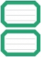 HERMA Buchetiketten, 82 x 55 mm, grüne