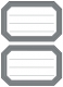 HERMA Buchetiketten, 82 x 55 mm, graue