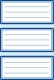 HERMA Buchetiketten, 76 x 35 mm, blaue