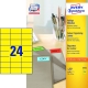 Zweckform Etiketten 3451 gelb