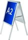 HEBEL Plakatständer, DIN A2, Aluminium,