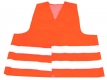 Pannen-Warnweste neonorange Weste aus Po