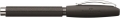 Tintenroller Basic Black Leder, mit Lede