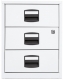 mobiler Beistellschrank PFA, 3 Schublade