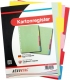 Kartonregister DIN A4, 5tlg., blanko, du