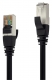 Patchkabel CAT 6A S/FTP, 7,5 m, schwarz