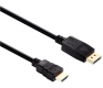 DisplayPort auf HDMI Kabel 1,5 m, schwar