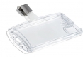DURABLE Doppelbox mit Clip, transparent