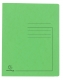 Schnellhefter Colorspan 355g, A4, lindgrün, mit Beschriftungsfeld,