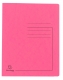 Schnellhefter Colorspan 355g, A4, rosa mit Beschriftungsfeld, für 350 Blatt,