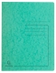 Schnellhefter Colorspan 355g, A4, grün mit Beschriftungsfeld, für 350 Blatt,