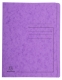 Schnellhefter Colorspan 355g, A4, violett, mit Beschriftungsfeld,