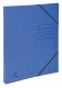 Ringhefter Colorspan mit Gummizug blau, 2 Ringe, 15 mm,