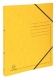 Ringhefter Colorspan mit Gummizug gelb, 2 Ringe, 15 mm,
