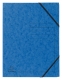Eckspanner mit Gummizug, A4, blau ohne Klappen - Colorspan,