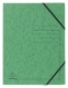 Eckspanner mit Gummizug, A4, grün ohne Klappen - Colorspan,