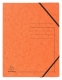 Eckspanner mit Gummizug, A4, orange ohne Klappen - Colorspan,