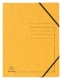 Eckspanner mit Gummizug, A4, gelb ohne Klappen - Colorspan,
