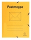 Postmappe A4 Colorspan gelb, Gummizug ohne Klappen - Colorspan,