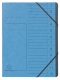 Ordnungsmappe A4, CleanSafe, 12 Fächer, blau, 400g Karton,
