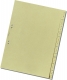 Register Tauenpapier A-Z, A4 chamois, 20