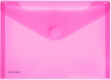 Sichttasche, DIN A5 quer, farblos rot, (