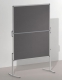 Moderationstafel Pro 120x150cm Filz grau