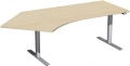Sitz-/Stehwinkelschreibtisch, 135° links