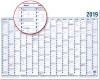 Wandplaner DIN A0, 120 x 84 cm, 16 Monat