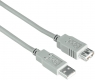 Hama USB Verlängerungskab. 3m 30618 grau
